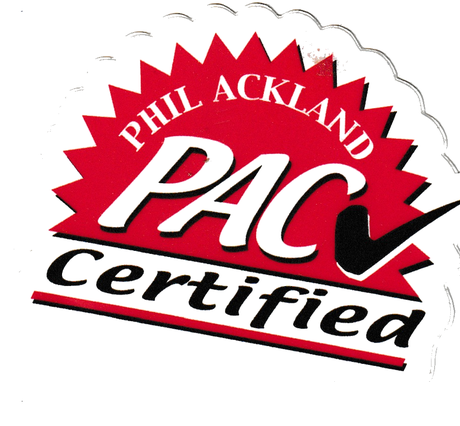 Phil Ackland PAC Certified mark
